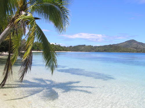 A typical Fiji beach.