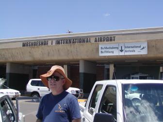 At the airport in Lesotho December, 2002 At the airport in Lesotho December, 2002
