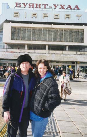 Paul and Lynn at Ulaan Bator, Mongolia February 1997 Paul and Lynn at Ulaan Bator, Mongolia February 1997