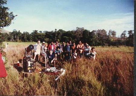 With JSCAS eclipse team At Kwikila, Papua New Guinea November, 1984 With JSCAS eclipse team At Kwikila, Papua New Guinea November, 1984